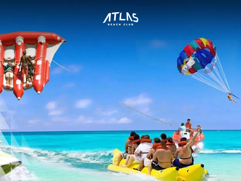 Family snorkeling spots, top beaches in Bali, Atlas Beach Club water adventures