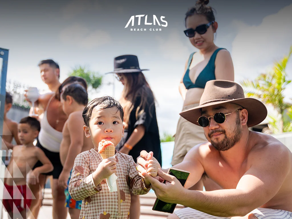 Discover Bali’s beach clubs featuring pools and entertainment perfect for children and their families Child-friendly pools in Bali, top beach clubs for families, Atlas Beach Club for kids