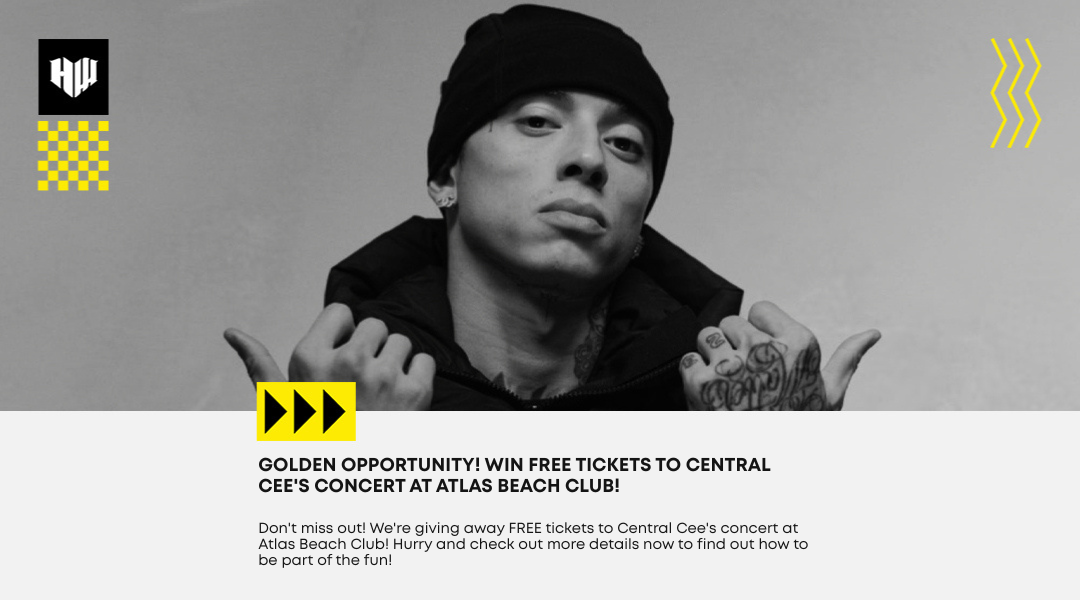  Win FREE Tickets to Central Cee Concert at Atlas Beach Club! Check Out How!