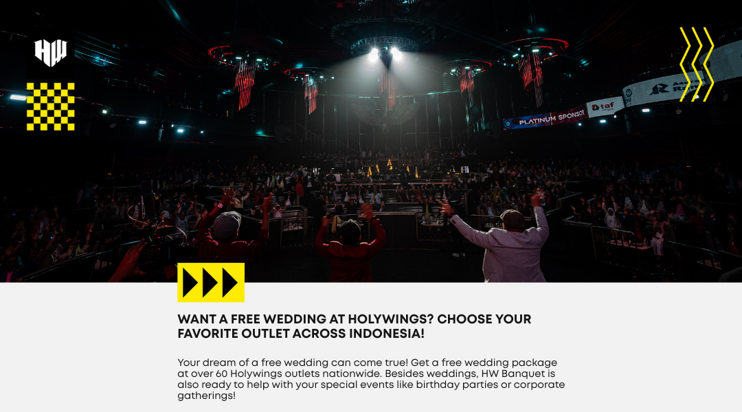 Free Wedding at Holywings Throughout Indonesia? Check Out HW Banquet Now!