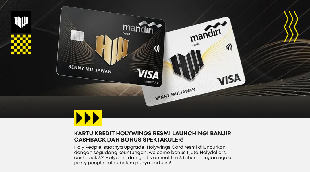 Wajib Punya! Holywings Group Card Resmi Launching: Banjir Cashback dan Bonus!