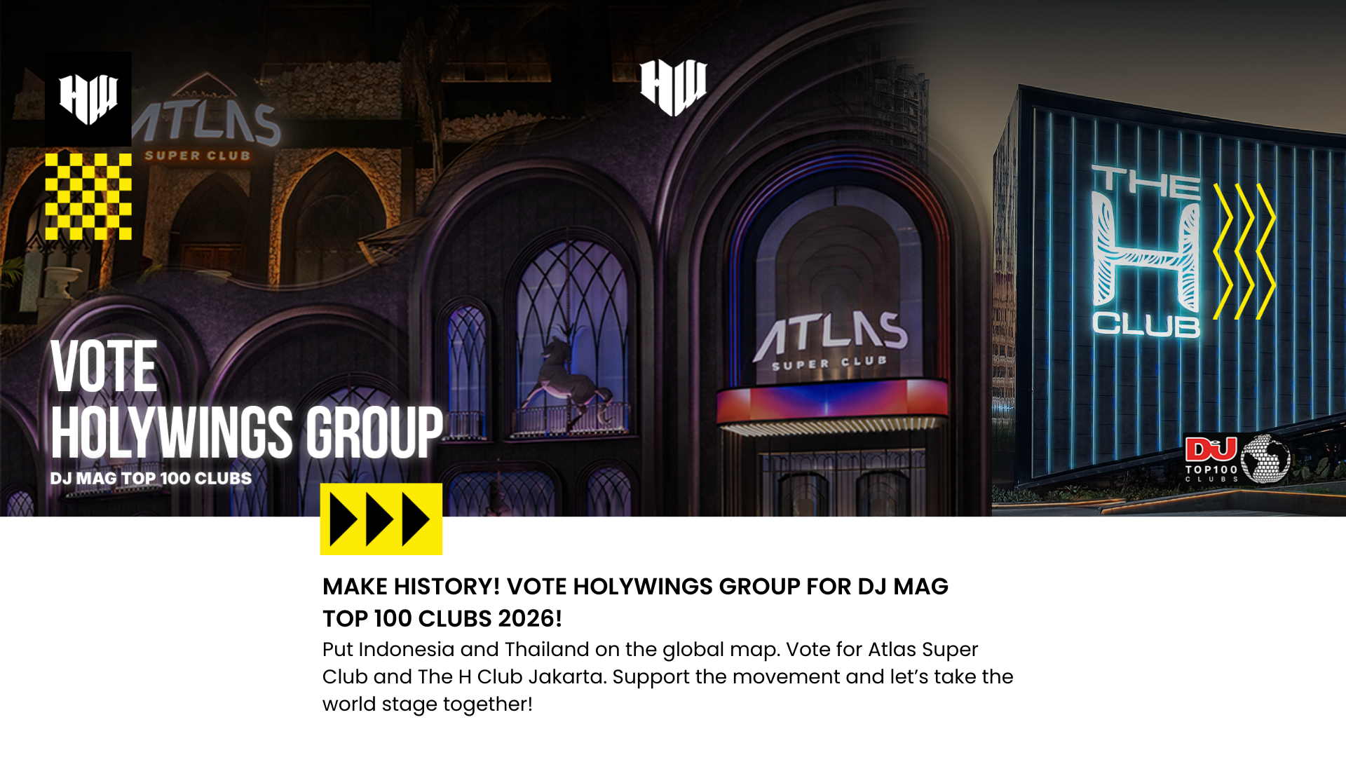 Global Recognition: Vote Holywings Group for DJ Mag Top 100 Clubs 2026!