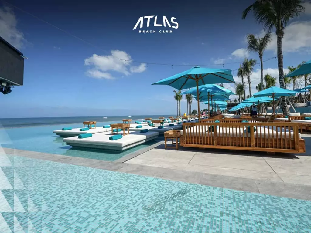 Atlas Beach Club Bali Resort, Bali Private Beach, Atlas Beach Club