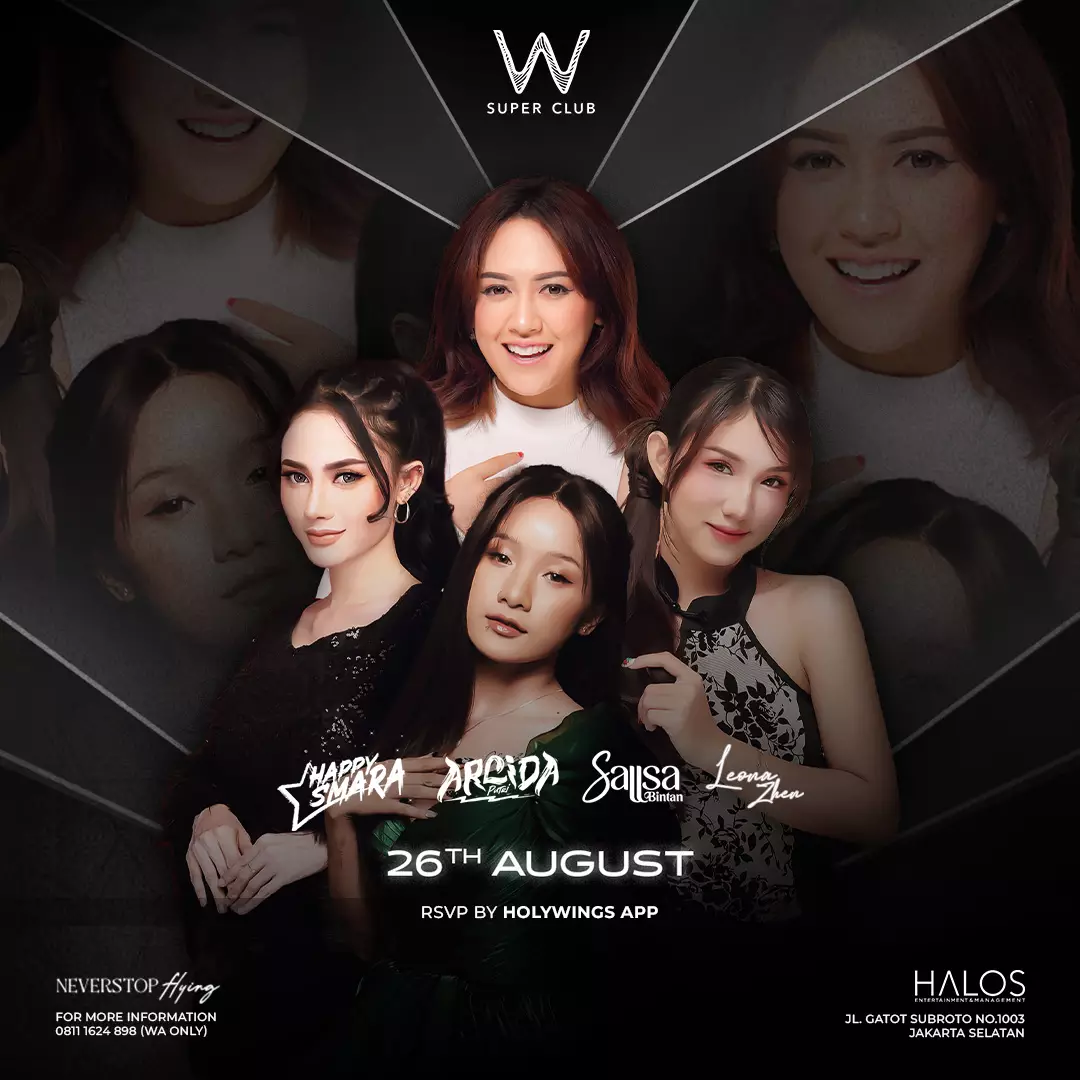 HAPPY ASMARA, ARLIDA PUTRI, SALLSABINTAN, LEONA ZHEN