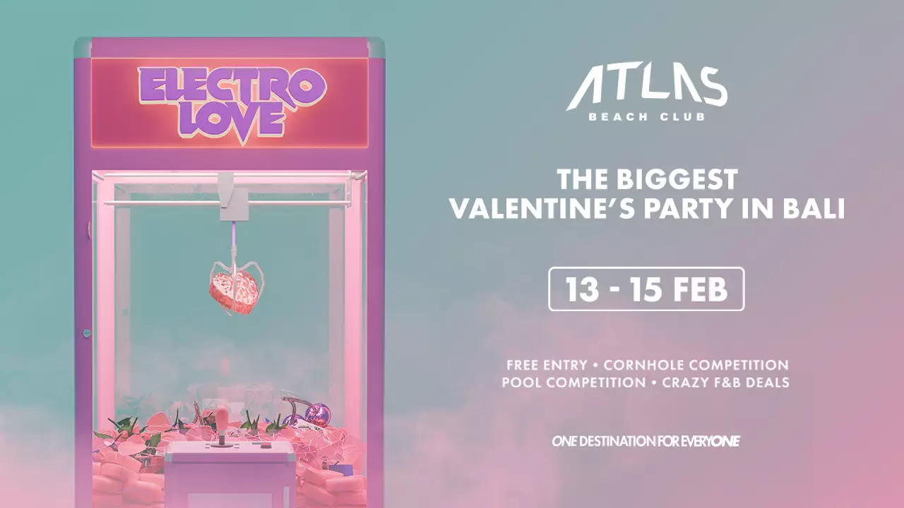 News - Love, Laughs & Wild Nights: Atlas Beach Club & Super Club's Epic Valentine’s Celebration! - World's Biggest Beach Club & Super Club in Bali | Atlas Beach Fest